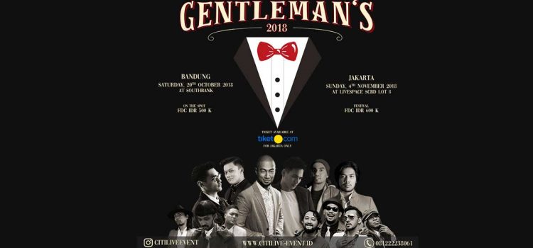Konser The Gentleman’s Indonesia Tour 2018 Sambangi Dua Kota Besar