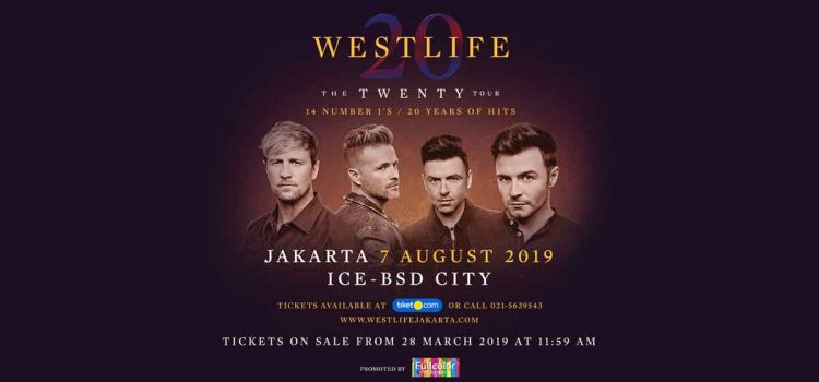 7 tahun setelah masa Hiatus Merayakan 20 Tahun karir musiknya Westlife hadir dengan tajuk konser: ‘The Twenty Tour’