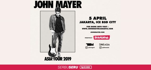 Tiket John Mayer Harga Rp 12.000 Di Serbu Seru Bukalapak.com